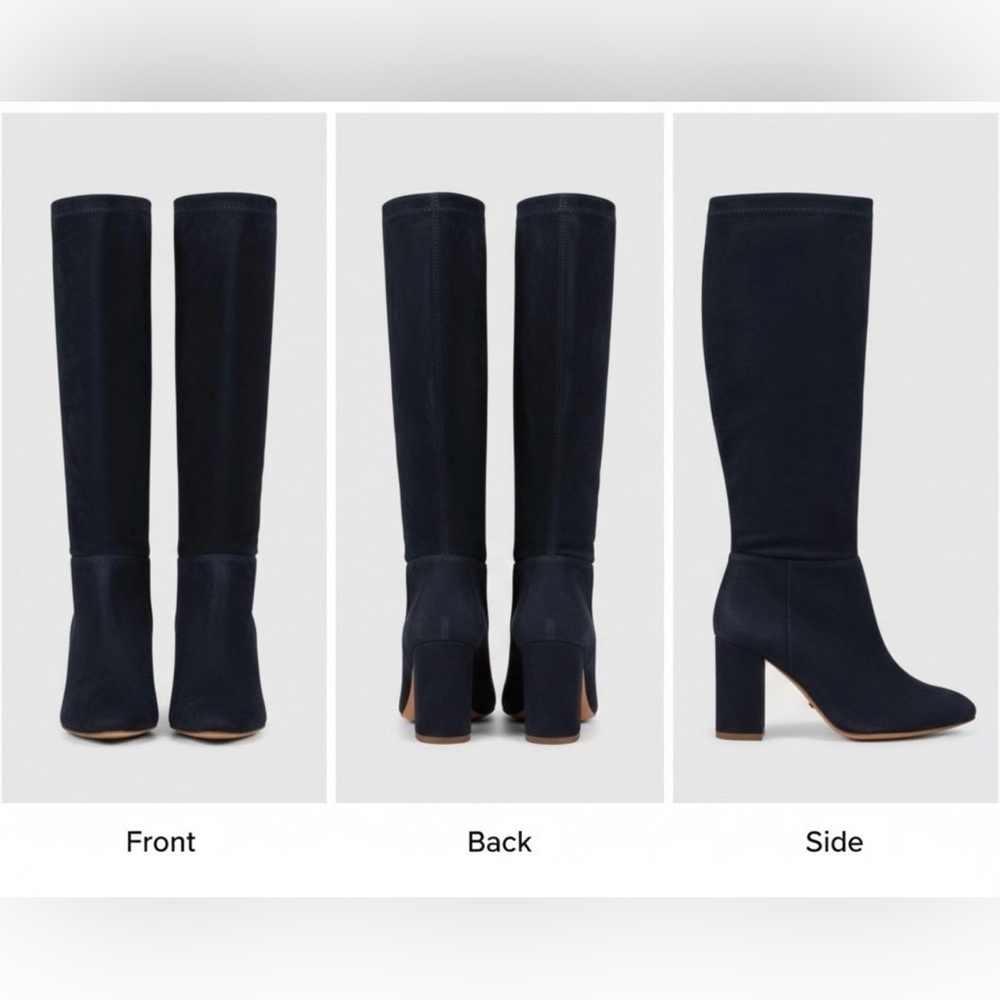 Elegant Black Knee-High Women's Boots